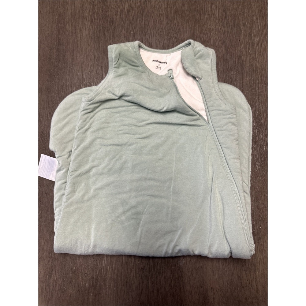 BubblePanda Green 1.0 Tog Bamboo 18 24 Mos Rayon Bamboo Sleepsack Unisex NEW